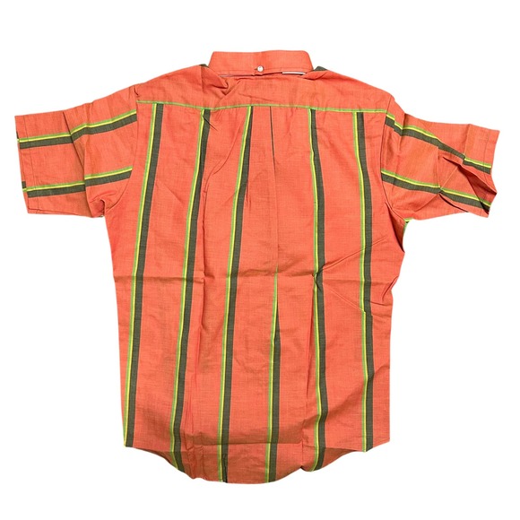 NWT Vintage Kennington California Stripe ShortSleeve Button Up Shirt Mens‎ Small - Picture 6 of 6
